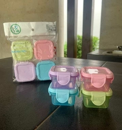 SET MINI CONTENEDORES DE PLÁSTICO - comprar en línea