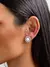 Brinco Folheado a Ouro 18k com pérola e zircônias