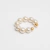 Piercing fake G de pérolas banhado a ouro 18k - comprar online