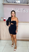 VESTIDO MANGA UNICA BRILHANTE - comprar online