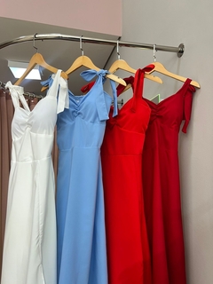 VESTIDO MID COM LAÇO NOS OMBROS - Allbless
