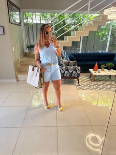 CONJUNTO DE BLUSA E SHORT - loja online