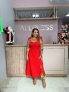 VESTIDO MID COM FENDA - comprar online