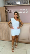 VESTIDO UM OMBRO SÓ DE LANTEJOLA - comprar online