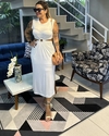 VESTIDO MID COM ARGOLA NA CINTURA - comprar online