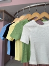 BLUSA DE MANGUINHA CANELADA - comprar online