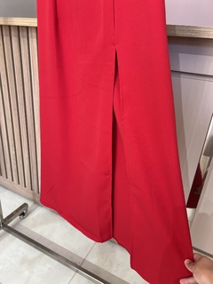 VESTIDO MID COM FENDA - Allbless