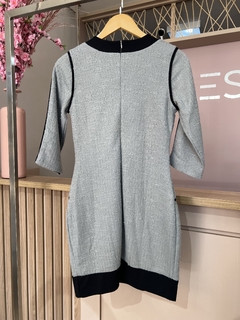 VESTIDO DE TWEED MANGA LONGA - loja online