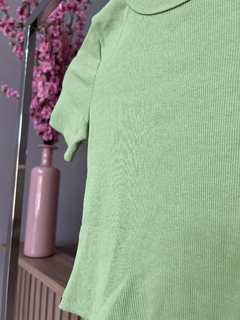 BLUSA DE MANGUINHA CANELADA - comprar online