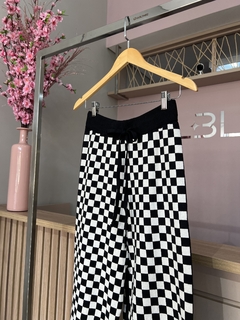 CALÇA QUADRICULADA DE MODAL - Allbless