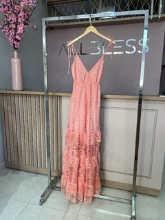 Imagem do VESTIDO LONGO RENDADO 3 BABADOS