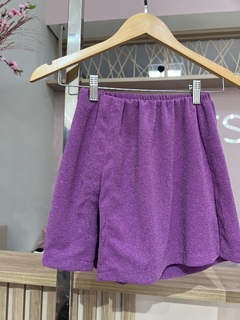CONJUNTO DE SHORT SAIA COLETINHO BRILHANTE - loja online