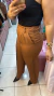 Conjunto feminino alfaiataria caramelo