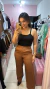 Conjunto feminino alfaiataria caramelo - comprar online