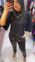 Imagem do Blusa cropped Over preto