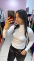 Blusa gola alta Branca