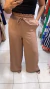 Calça forrada nude tecido Duna - comprar online