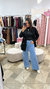 casaco importado lã batida preto - Dona onça fashion