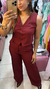 Imagem do Conjunto feminino alfaiataria Marsala