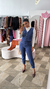 Conjunto feminino Azul - Dona onça fashion