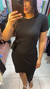 vestido laço com manguinha - Dona onça fashion