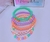 Kit 5 Pulseiras Cores Candy