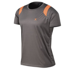 GILBERT Remera Tee Vapour Gris y Naranja o Verde