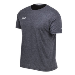 FLASH Remera poliester/alg subl negro, gris claro, azul, turquesa -Niño