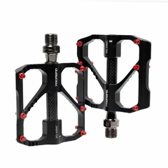 Pedal 9/16 Promend PD-M86C MTB Aluminio/Carbono Rolamento