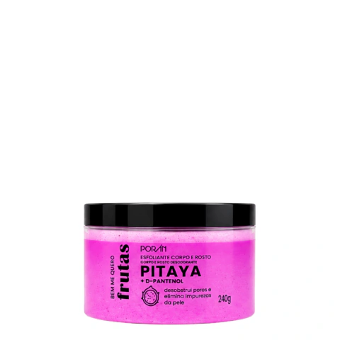 Esfoliante Rosto e Corpo Pitaya Porán 240g