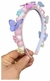 Tiara Pompom com borboletas - comprar online