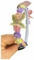 Tiara Flor 3 Cores e borboletas
