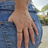 Anel Traço - AÇO - comprar online
