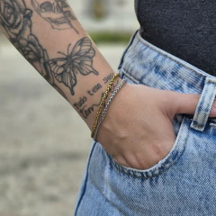 Pulseira trigo - AÇO