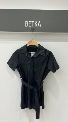CAMISOLA VESTIDO ECOCUERO