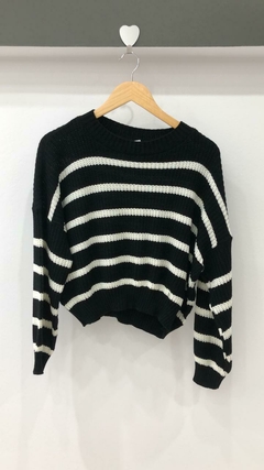 SWETER RAYADO LANA GRUESA