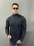 Blusa Cacharrel Gola Alta Canelada Preta - comprar online