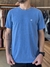 Camiseta Masculina Manga Curta Básica Azul Estonado - comprar online