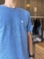 Camiseta Masculina Manga Curta Básica Azul Estonado - loja online