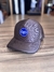 Boné Cabra Macho Trucker Marrom com Acrílico Azul - comprar online