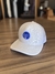Boné Cabra Macho Premium Branco com Acrílico Azul