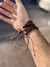 Kit 3 Pulseiras Ajustáveis Âncora Marrom na internet