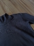 Blusa Cacharrel Gola Alta Canelada Preta - Cabra Macho
