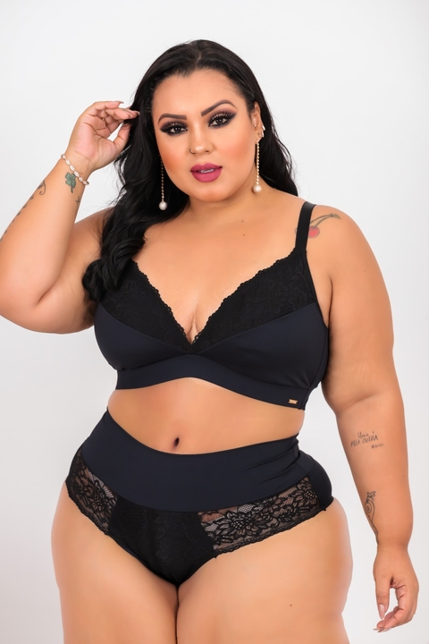 Sutiã sem bojo com renda