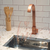Torneira Cozinha Bancada Cascata Quadrit Rose Móvel Alta - comprar online