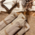 Individuales de Tusor Greige XL Pack x6