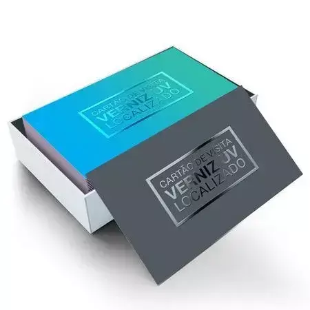 Cartão de Visita Especial | Couché 300g com Verniz Localizado - comprar online