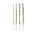 Pulseira Riviera Quadrada Colorida Banhado a Ouro 18K Semijoia - comprar online