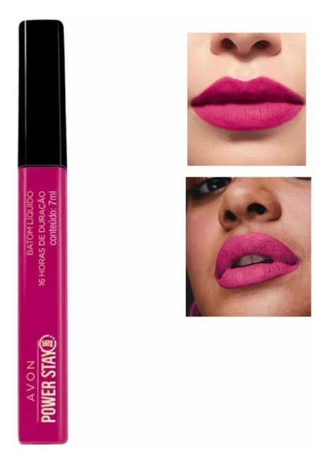 Batom Líquido Avon Power Stay Rosa Magenta