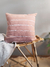 Almohadon rayas rosa 40 x 40 - comprar online